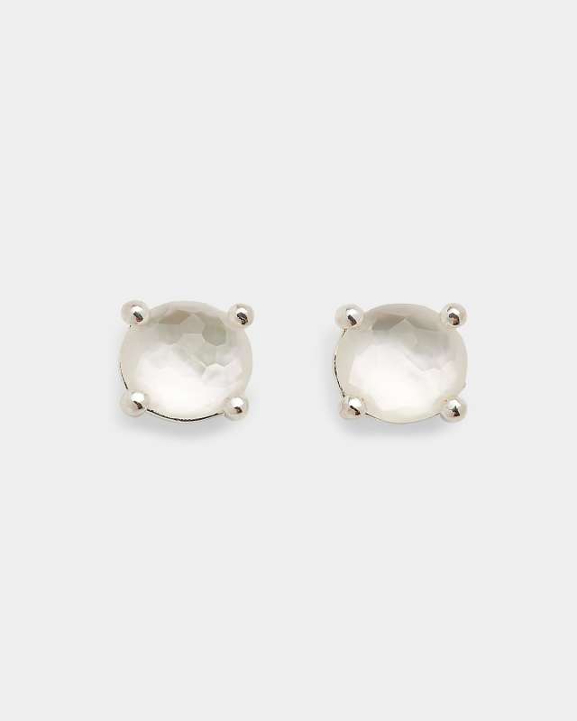 Mini Stud Earrings in Sterling Silver